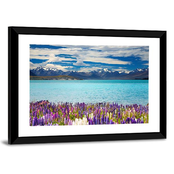 Lake Tekapo New Zealand Canvas Wall Art-3 Horizontal-Gallery Wrap-25" x 16"-Tiaracle
