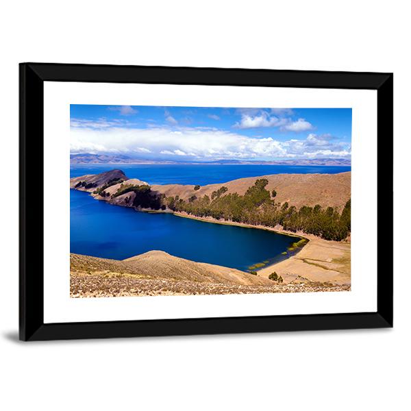 Lake Titicaca Bolivia Canvas Wall Art-3 Horizontal-Gallery Wrap-25" x 16"-Tiaracle