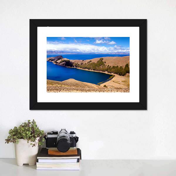 Lake Titicaca Bolivia Canvas Wall Art-1 Piece-Framed Print-20" x 16"-Tiaracle