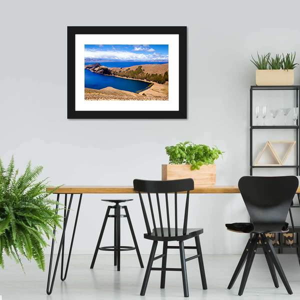 Lake Titicaca Bolivia Canvas Wall Art-3 Horizontal-Gallery Wrap-25" x 16"-Tiaracle