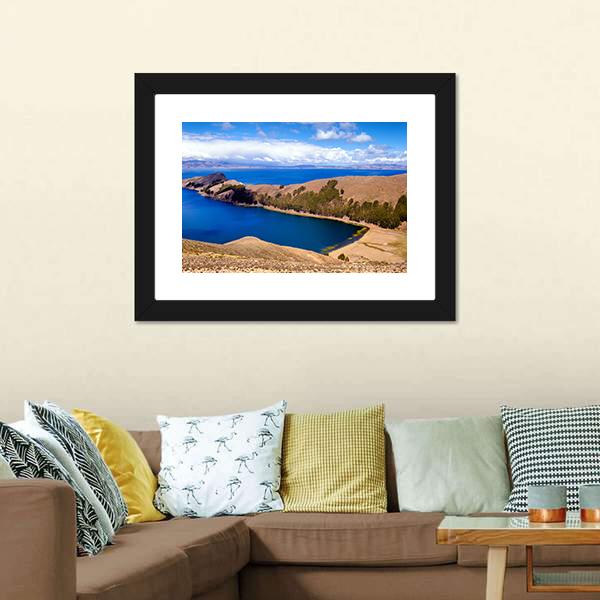 Lake Titicaca Bolivia Canvas Wall Art-3 Horizontal-Gallery Wrap-25" x 16"-Tiaracle