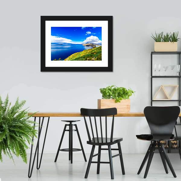 Lake Titicaca Canvas Wall Art-3 Horizontal-Gallery Wrap-25" x 16"-Tiaracle