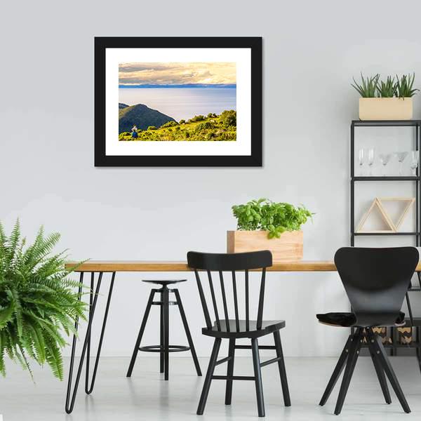 Lake Titicaca in Bolivia Canvas Wall Art-3 Horizontal-Gallery Wrap-25" x 16"-Tiaracle