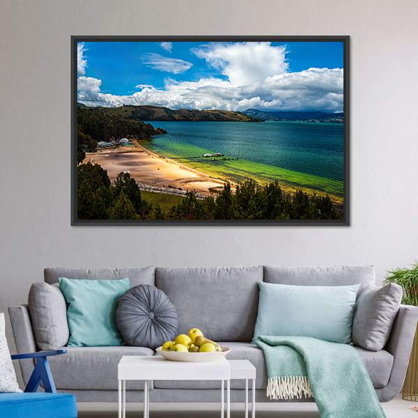 Lake Tota Colombia Canvas Wall Art-5 Horizontal-Gallery Wrap-22" x 12"-Tiaracle