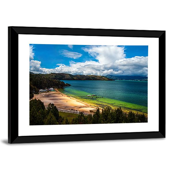 Lake Tota Colombia Panoramic Canvas Wall Art-1 Piece-36" x 12"-Tiaracle