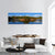 Lake Under Blue Sky Panoramic Canvas Wall Art-1 Piece-36" x 12"-Tiaracle