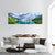 Beautiful Lake With Mountain Panoramic Canvas Wall Art-1 Piece-36" x 12"-Tiaracle