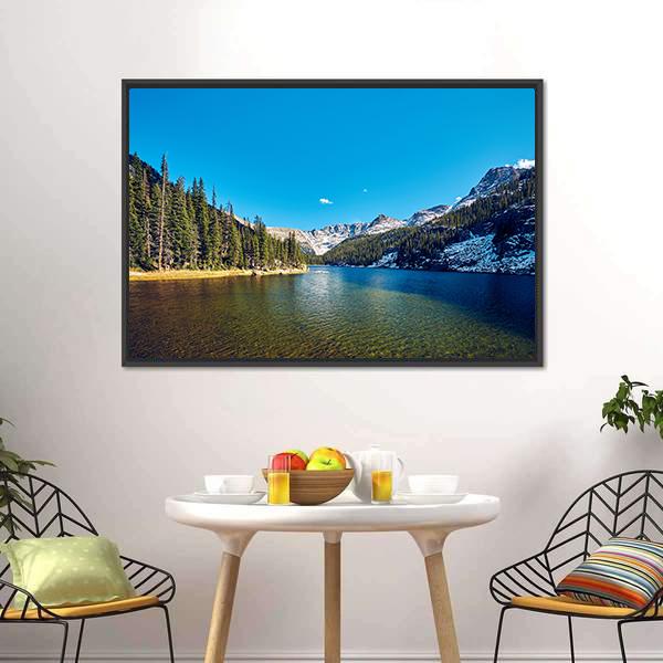 Lake Verna Colorado Canvas Wall Art-3 Horizontal-Gallery Wrap-25" x 16"-Tiaracle