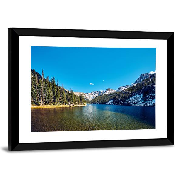 Lake Verna Colorado Canvas Wall Art-5 Horizontal-Gallery Wrap-22" x 12"-Tiaracle