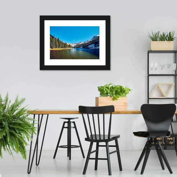 Lake Verna Colorado Canvas Wall Art-5 Horizontal-Gallery Wrap-22" x 12"-Tiaracle