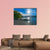Lake Wakatipu With Sun Canvas Wall Art-5 Pop-Gallery Wrap-47" x 32"-Tiaracle
