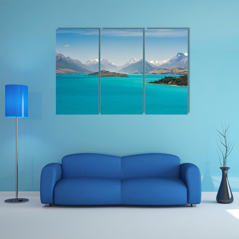 Wakatiup Lake Canvas Wall Art-3 Horizontal-Gallery Wrap-37" x 24"-Tiaracle