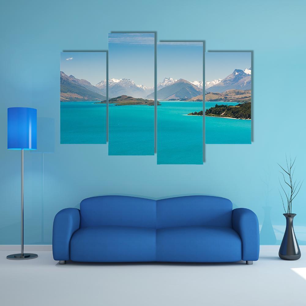 Wakatiup Lake Canvas Wall Art-4 Pop-Gallery Wrap-50" x 32"-Tiaracle