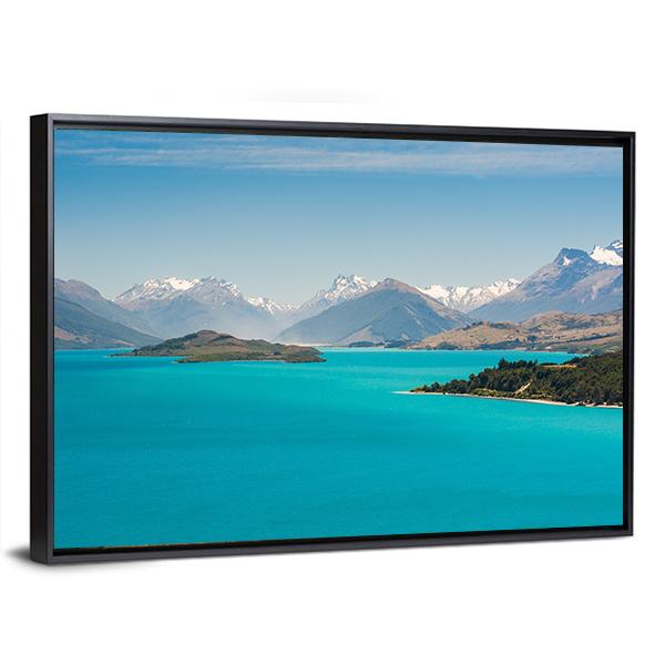 Wakatiup Lake Canvas Wall Art-3 Horizontal-Gallery Wrap-25" x 16"-Tiaracle