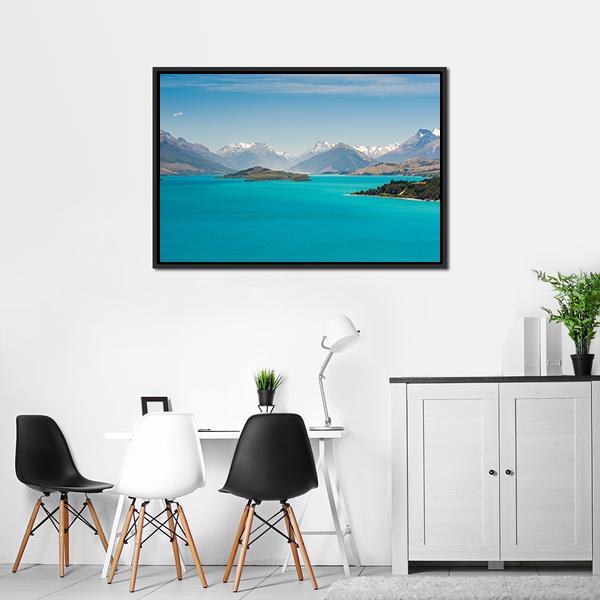 Wakatiup Lake Canvas Wall Art-3 Horizontal-Gallery Wrap-25" x 16"-Tiaracle