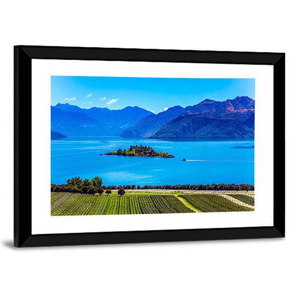 Lake Wanaka Canvas Wall Art-5 Horizontal-Gallery Wrap-22" x 12"-Tiaracle