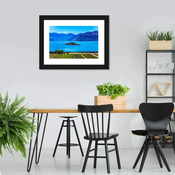 Lake Wanaka Canvas Wall Art-3 Horizontal-Gallery Wrap-25" x 16"-Tiaracle