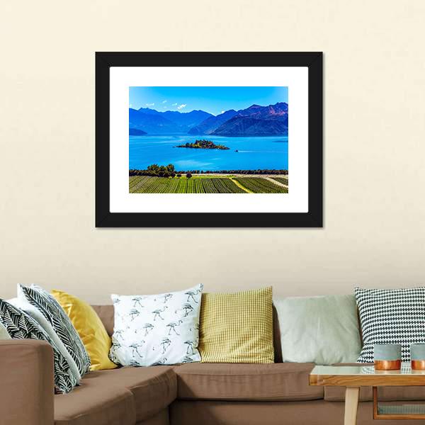 Lake Wanaka Canvas Wall Art-3 Horizontal-Gallery Wrap-25" x 16"-Tiaracle