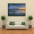 Lake With Clear Sky Canvas Wall Art-1 Piece-Gallery Wrap-48" x 32"-Tiaracle