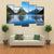 Lake With Mitre Peak Canvas Wall Art-5 Pop-Gallery Wrap-47" x 32"-Tiaracle
