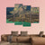 Lake With Mountain Indonesia Canvas Wall Art-3 Horizontal-Gallery Wrap-25" x 16"-Tiaracle