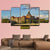 Elegant Baroque City Dresden Canvas Wall Art-4 Pop-Gallery Wrap-50" x 32"-Tiaracle