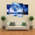 Landscape In Fantasy Planet Canvas Wall Art-4 Pop-Gallery Wrap-50" x 32"-Tiaracle