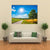 Sun Over Corn Field Canvas Wall Art-1 Piece-Gallery Wrap-48" x 32"-Tiaracle