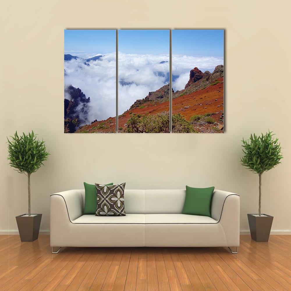 Hiking Trail GR131 Canvas Wall Art-3 Horizontal-Gallery Wrap-37" x 24"-Tiaracle