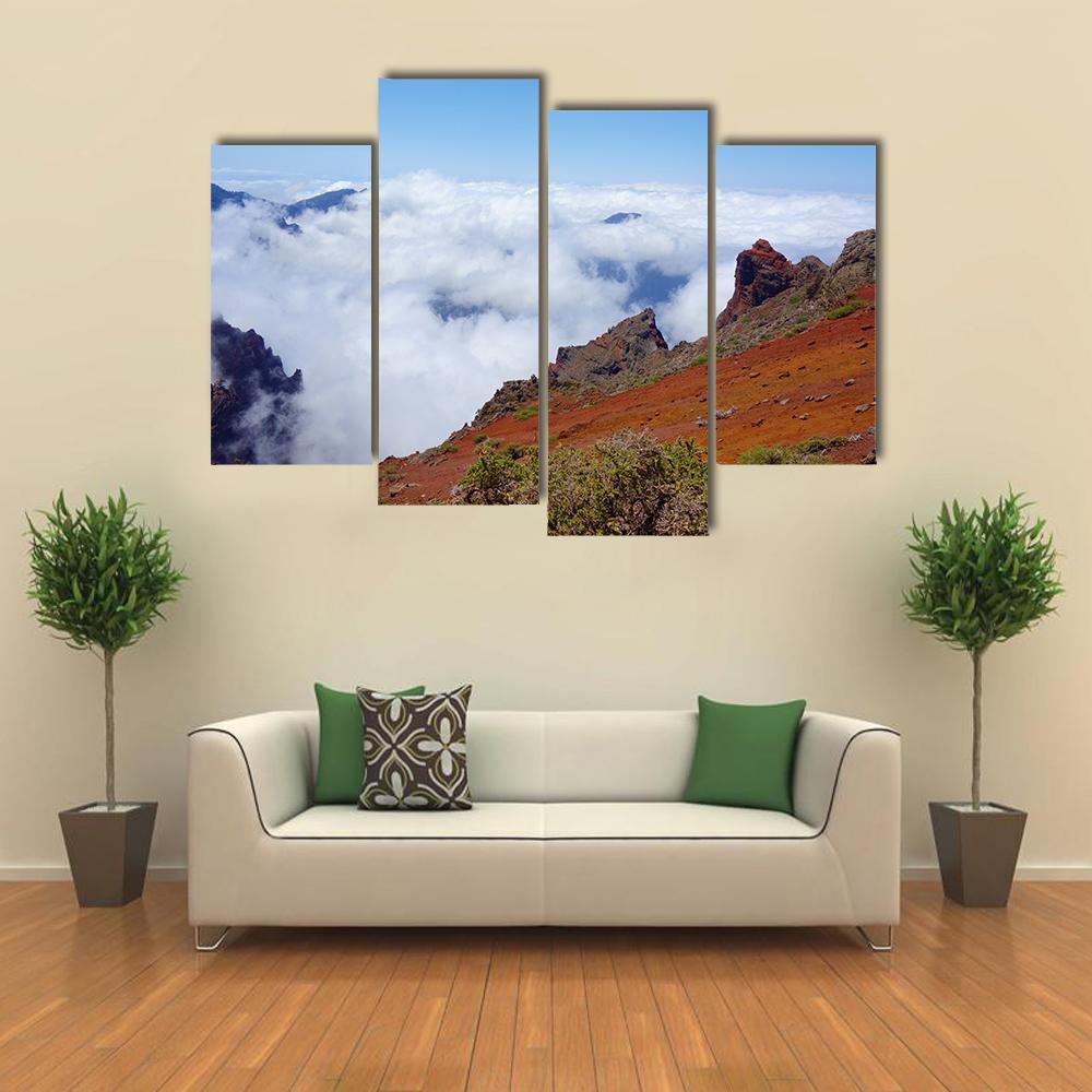Hiking Trail GR131 Canvas Wall Art-4 Pop-Gallery Wrap-50" x 32"-Tiaracle
