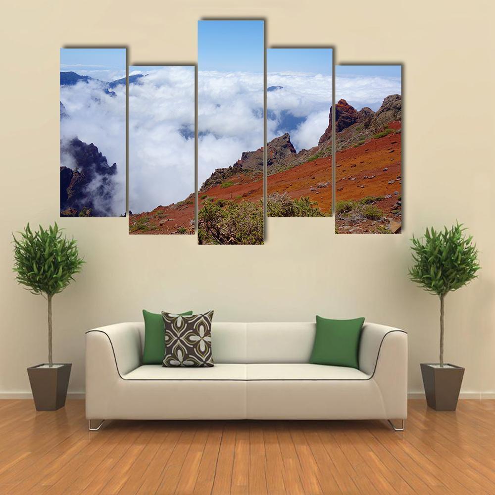 Hiking Trail GR131 Canvas Wall Art-5 Pop-Gallery Wrap-47" x 32"-Tiaracle