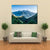 Landscape Of Caucasus Mountain Canvas Wall Art-5 Pop-Gallery Wrap-47" x 32"-Tiaracle