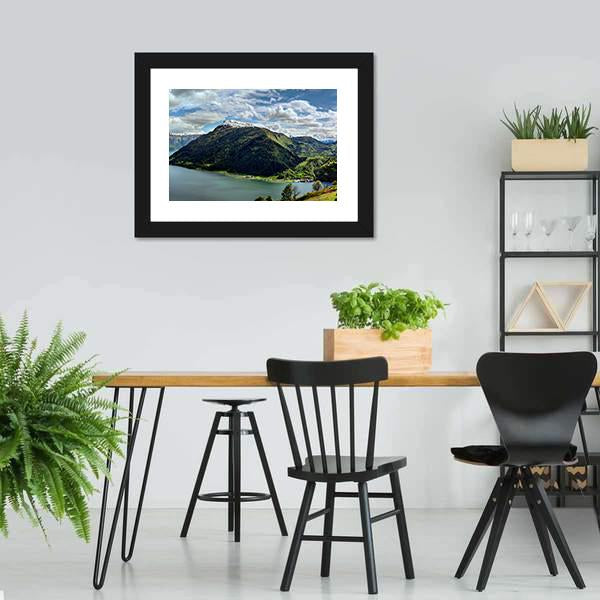 Landscape Of Fjord Norway Panoramic Canvas Wall Art-1 Piece-36" x 12"-Tiaracle