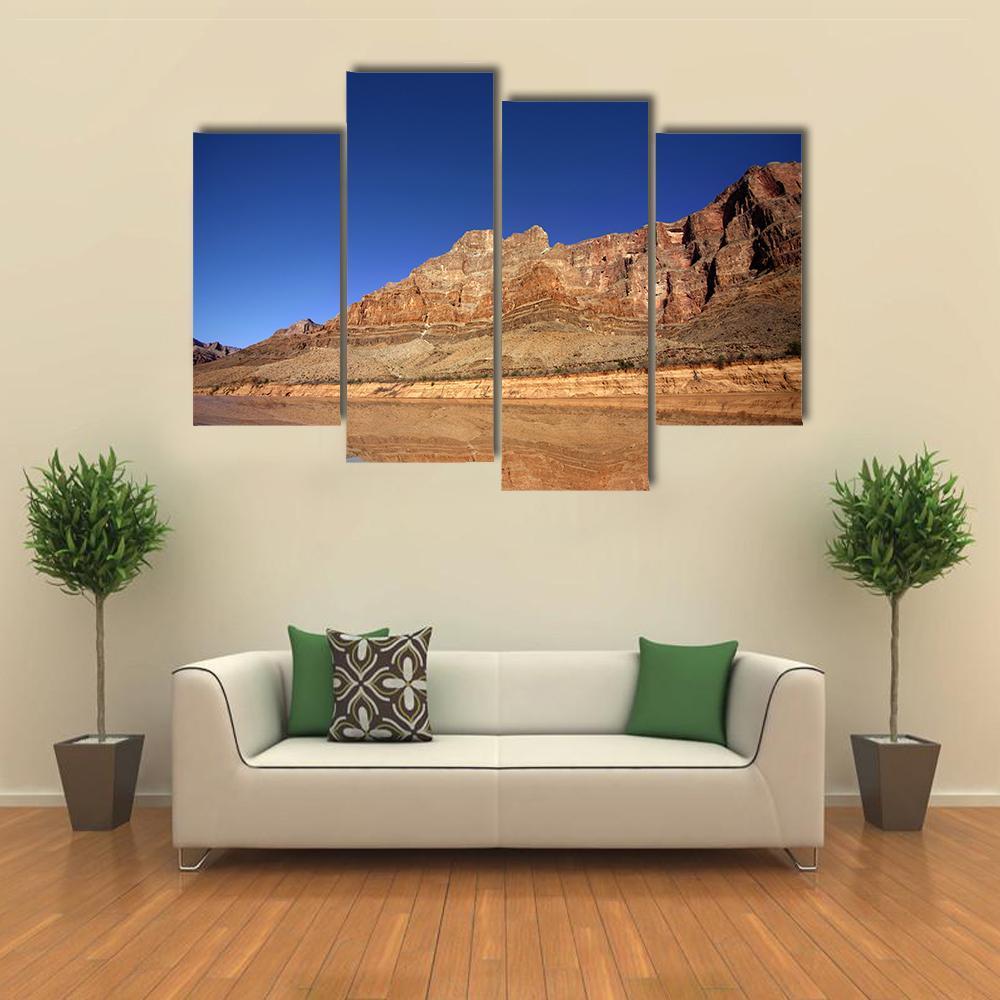 Landscape Of Grand Canyon Canvas Wall Art-4 Pop-Gallery Wrap-50" x 32"-Tiaracle