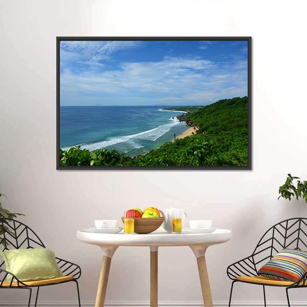 Landscape Of Liuquiu Canvas Wall Art-3 Horizontal-Gallery Wrap-25" x 16"-Tiaracle