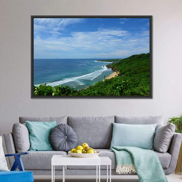 Landscape Of Liuquiu Canvas Wall Art-3 Horizontal-Gallery Wrap-25" x 16"-Tiaracle