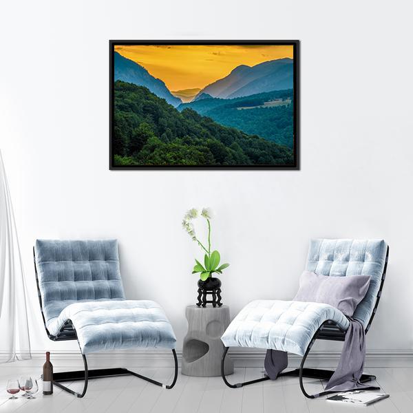 Montenegro Mountains Canvas Wall Art-3 Horizontal-Gallery Wrap-25" x 16"-Tiaracle