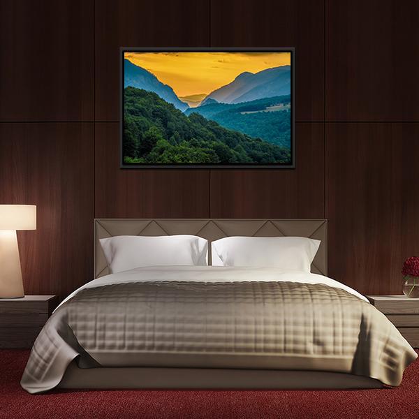 Montenegro Mountains Canvas Wall Art-3 Horizontal-Gallery Wrap-25" x 16"-Tiaracle