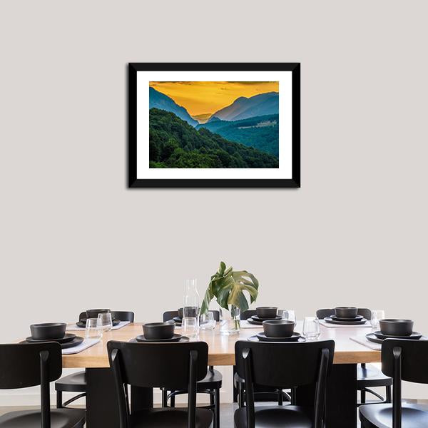 Montenegro Mountains Canvas Wall Art-3 Horizontal-Gallery Wrap-25" x 16"-Tiaracle