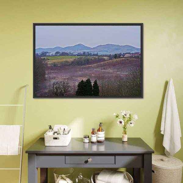 Landscape Of Roslin Canvas Wall Art-1 Piece-Floating Frame-24" x 16"-Tiaracle