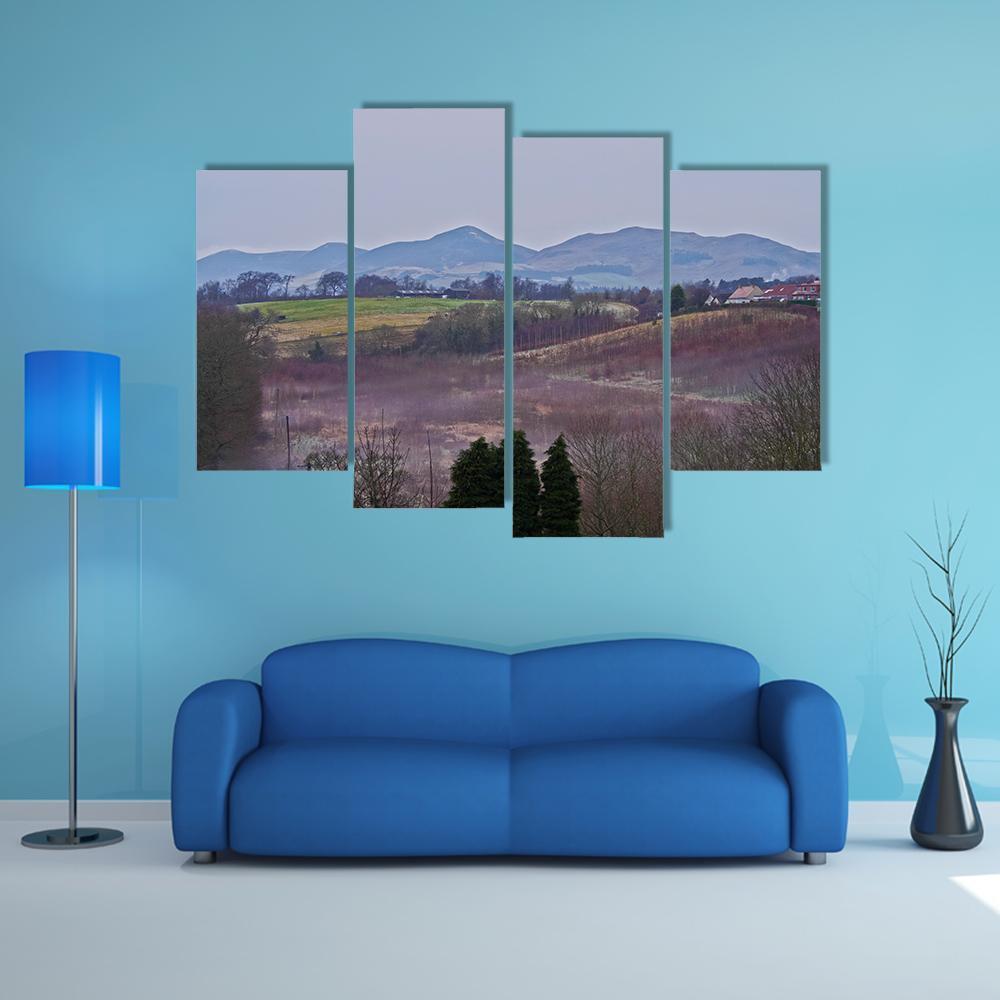 Landscape Of Roslin Canvas Wall Art-4 Pop-Gallery Wrap-50" x 32"-Tiaracle
