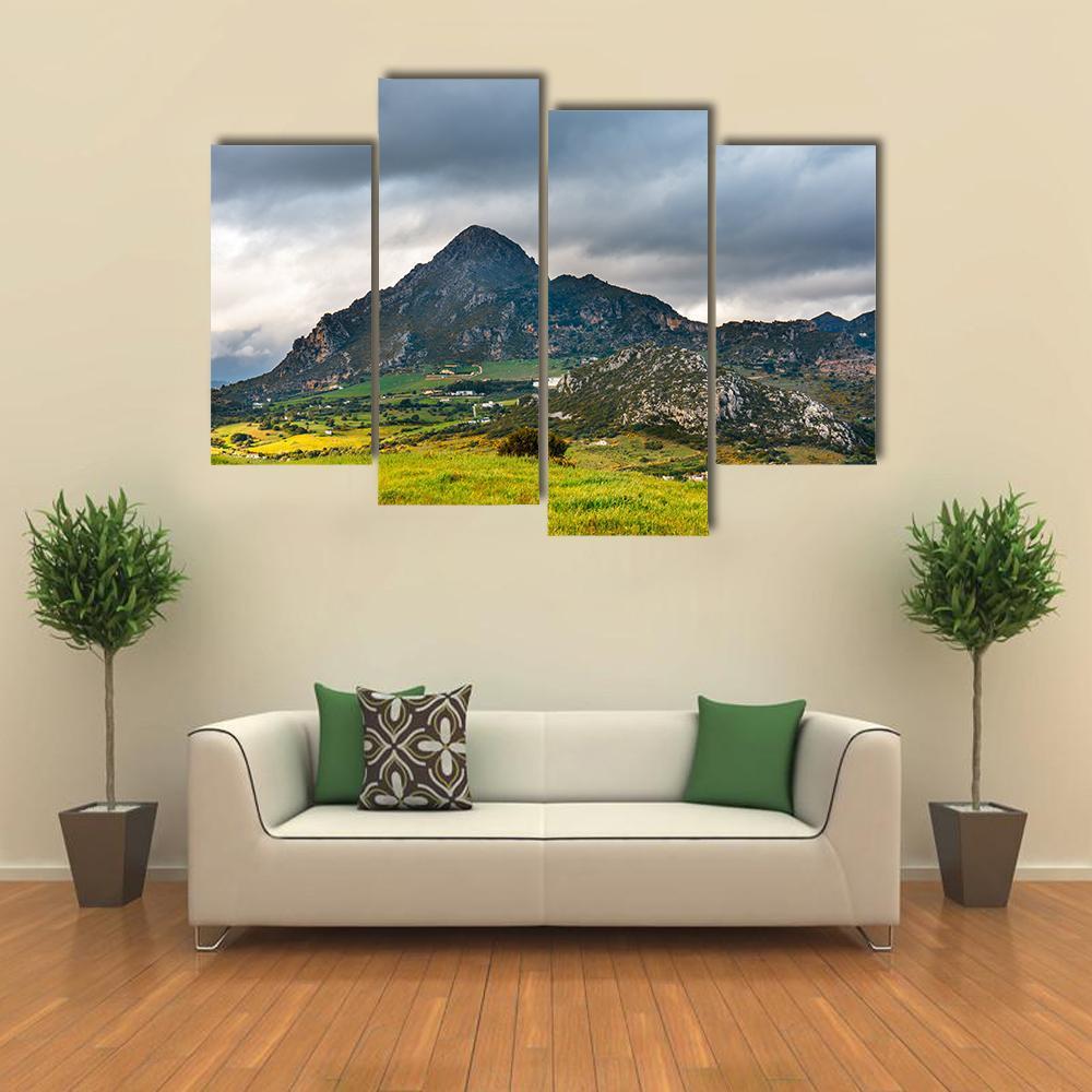 Sierra Crestellina Andalusia Canvas Wall Art-4 Pop-Gallery Wrap-50" x 32"-Tiaracle