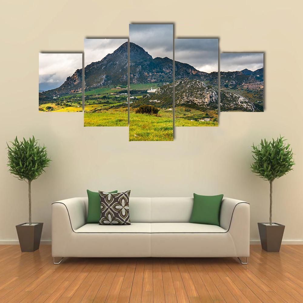 Sierra Crestellina Andalusia Canvas Wall Art-5 Star-Gallery Wrap-62" x 32"-Tiaracle