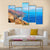 Landscape Of Taormina Canvas Wall Art-4 Pop-Gallery Wrap-50" x 32"-Tiaracle