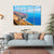 Landscape Of Taormina Canvas Wall Art-4 Horizontal-Gallery Wrap-34" x 24"-Tiaracle