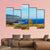 Coastline Towards Hanga Roa Canvas Wall Art-5 Pop-Gallery Wrap-47" x 32"-Tiaracle