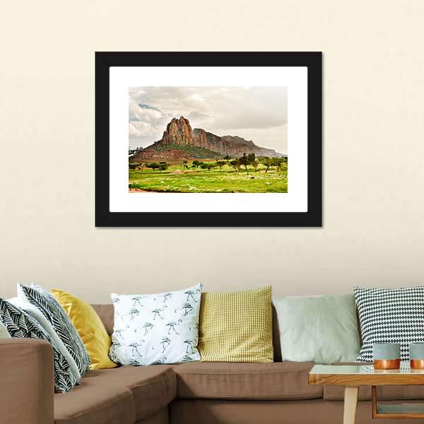Landscape Of Tigray Canvas Wall Art-3 Horizontal-Gallery Wrap-25" x 16"-Tiaracle