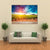 Field In Tuscany Canvas Wall Art-5 Pop-Gallery Wrap-47" x 32"-Tiaracle