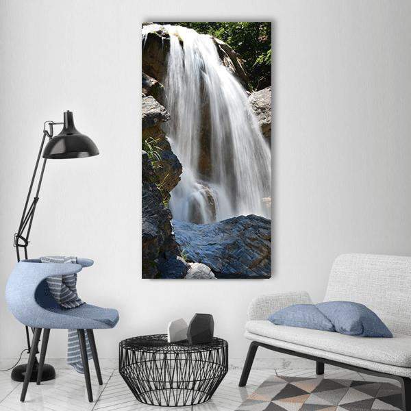 Landscape Reverberation Austria Vertical Canvas Wall Art-3 Vertical-Gallery Wrap-12" x 25"-Tiaracle