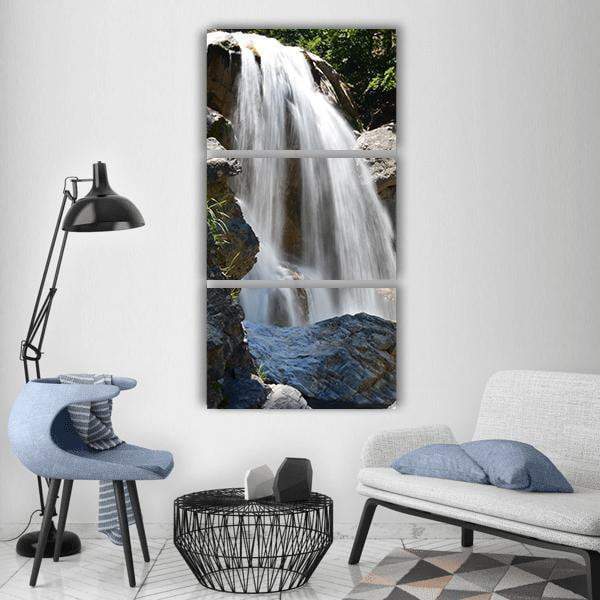 Landscape Reverberation Austria Vertical Canvas Wall Art-3 Vertical-Gallery Wrap-12" x 25"-Tiaracle